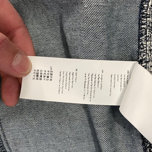 LES BENJAMINS Mix-Media Denim Jacket. Size Small. RARE CUSTOM for Lewis Hamilton - Picture 11 of 11